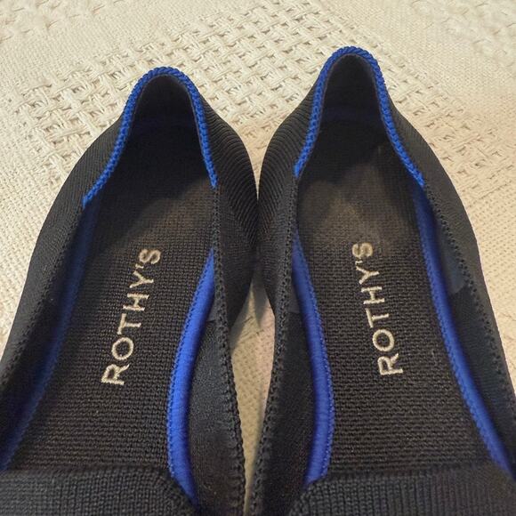 Rothy's 8 rounded toe slip on flats knit ballet shoes 2985 - Picture 6 of 8